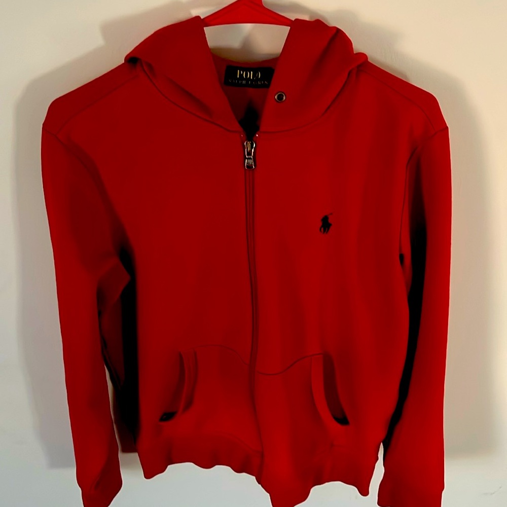 All red Ralph Lauren Polo Jacket